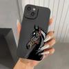 Крутой черный конь Чехол для телефона для iPhone 17 Pro 16 15 14 13 12 11 Pro Max XS XR 17Air 16E 13 Mini Мягкий силиконовый чехол
