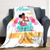Customiz Name Personality Gracies Corner  Blanket Soft &Warm Sofa Office Bed Travel Lunch Break Blanket, Gift Suitable All Seasons
