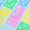 Закладки Scratch Art с линейкой для рисования DIY Креативный скретч-подарок Радужная скретч-закладка Цветной шаблон для рисования ZYF