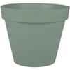 Pot De Fleur Rond Ø 48 Cm - EDA - Toscane - 43 L - Intérieur/Extérieur - Ø 47,5 X H.40 Cm - Vert Laurier