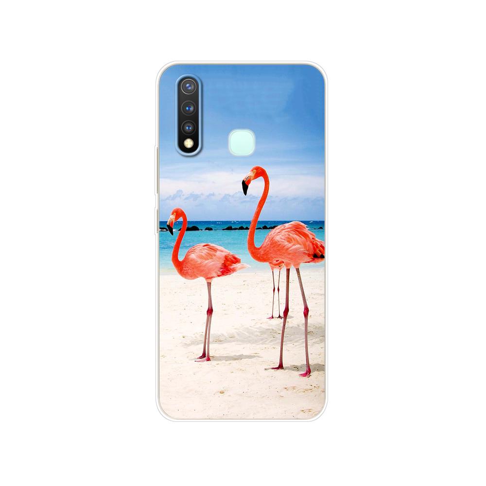 Чехол для Vivo Y19 6,53 дюйма, мягкий силиконовый чехол из ТПУ для Vivo Y19 Y 19 VivoY19, чехол для задней панели телефона, защитный бампер, сумка, чехол