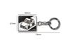 MKJP Custom Keychain, Daihatsu Miracle LA360S, Base: White, White