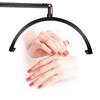 Desktop LED Nail Light White Half-moon Fill Light 3000K-6000K C-Clamp for Beauty Salon