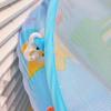 PVC Inflatable Toddler Floaties with Canopy and Anti-Tip Seat Leak-proof with Steering Wheel Baby Beach Sunshade Boat Seat Ring