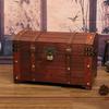 1pc New Chinese Style Treasure&antique Wooden Storage Box with Password lock,Handmade Durable Exquisite Storage Box Gift for Friend.