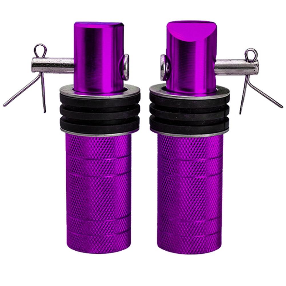 For Motorcycle Riding Aluminum Alloy Footrest Knurled Footrests Non-slip Footrests Direct Mount Easy Installation