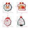 Cartoon Christmas Hanging Hand Towels Thickened Children's Small Towels  Holiday Party Decor