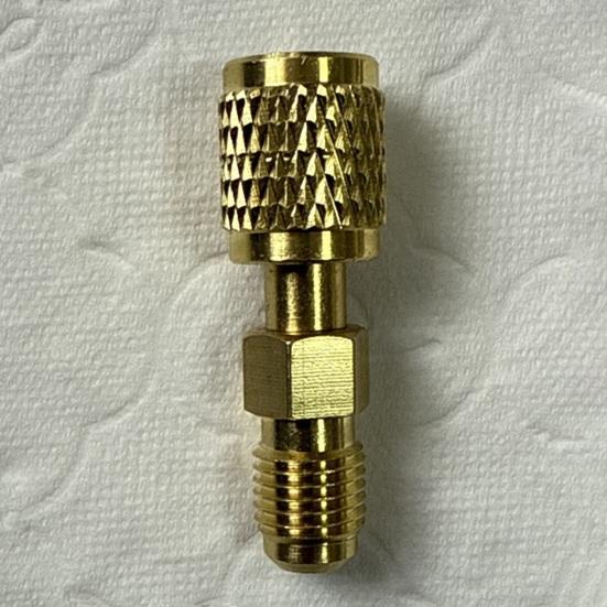 1/2Pcs R32 R454B Refrigerant Brass Adapter Rustproof Universal