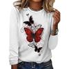 Женская 3d футболка с круглым вырезом и длинным рукавом, модная женская одежда с принтом животных, большая повседневная винтажная уличная одежда, женская одежда больших размеров