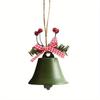 2pcs Jingle Bells Christmas Bell Metal Bell Ornament Tree Hanging Pendant for Christmas New Year Party Decorations