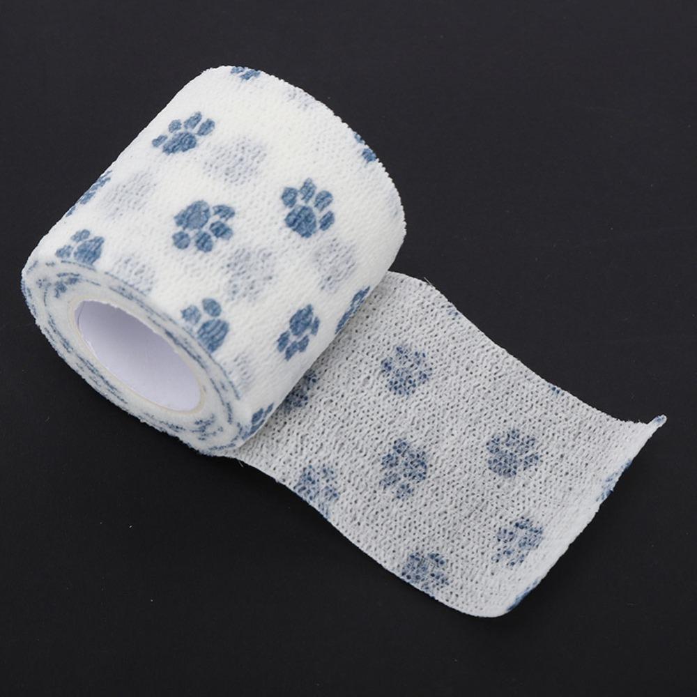 Stretchable Dog Paw Wrap Non-woven Fabric Non-woven Bandage No-glue Vet Wrap First Aid Use