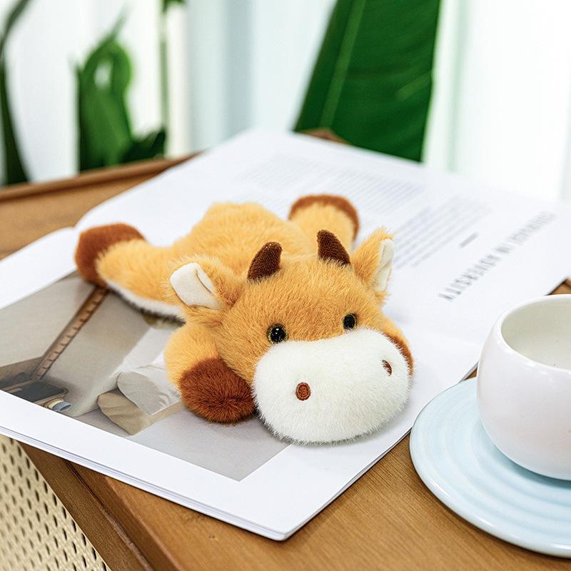 Zhangzhongbao новая милая плюшевая подвеска кукла теленок кукла плюшевая игрушка школьная сумка подвеска кукла