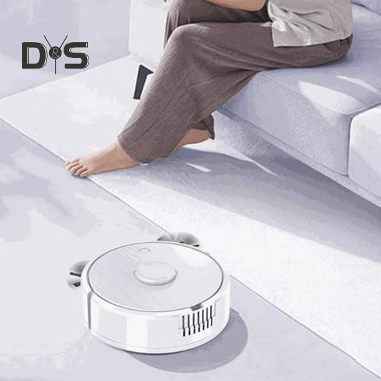 Подметающий робот-пылесос Ультратонкий дизайн Мощное всасывание Низкий уровень шума Работающий от аккумулятора пылесос