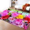 Abstract Daisy Art Large Carpet Living Room Floor Mat Colorful Pattern