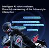 KEBIDUMEI 1/2x Мотоциклетная гарнитура-интерком Шлем BT 6.0 для 2 райдеров интеркоммуникатор 500 м Поддержка FM с подсветкой