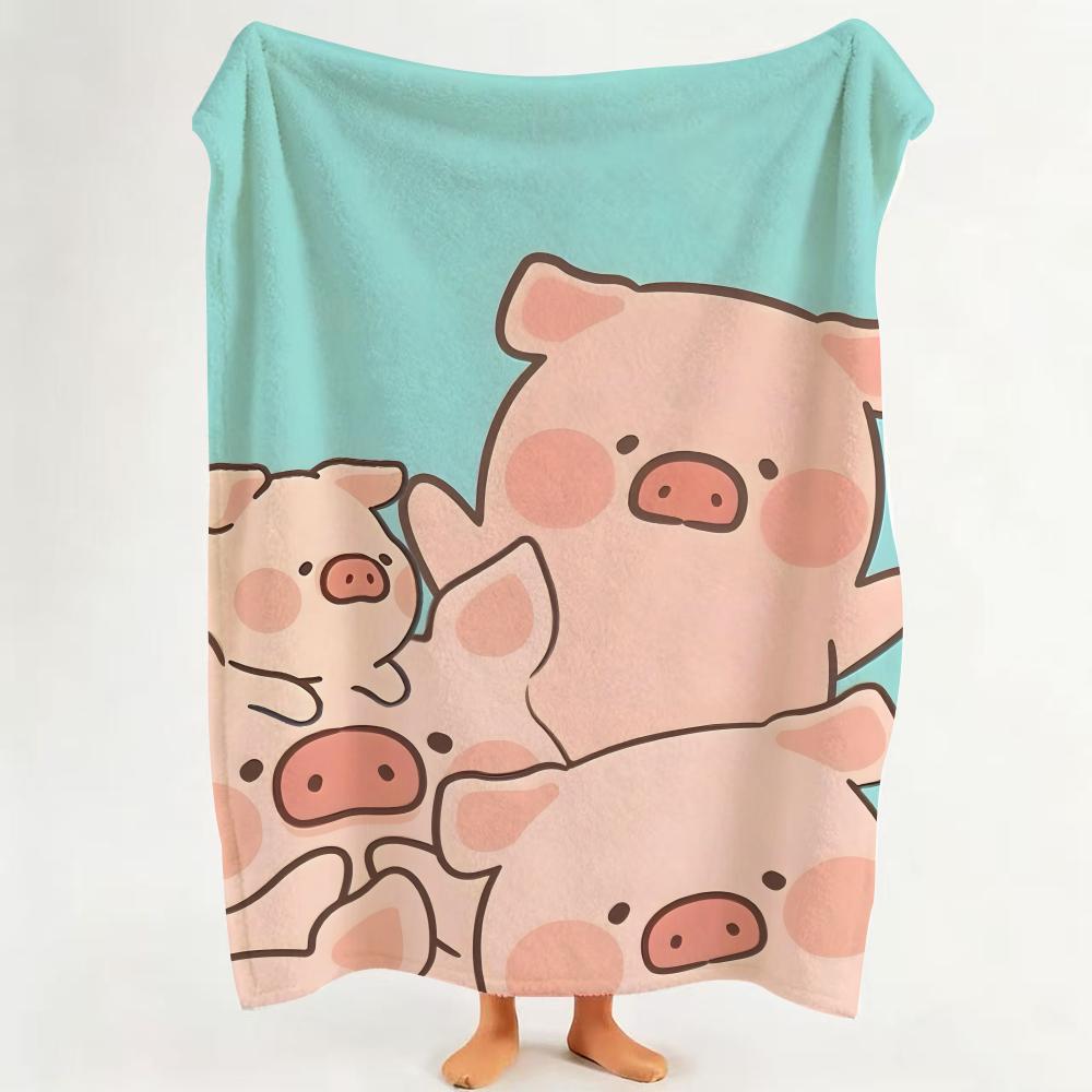 ip L LuLu Throw Flannel Throw Blanket Suitable for Sofa Living Room Bedroom