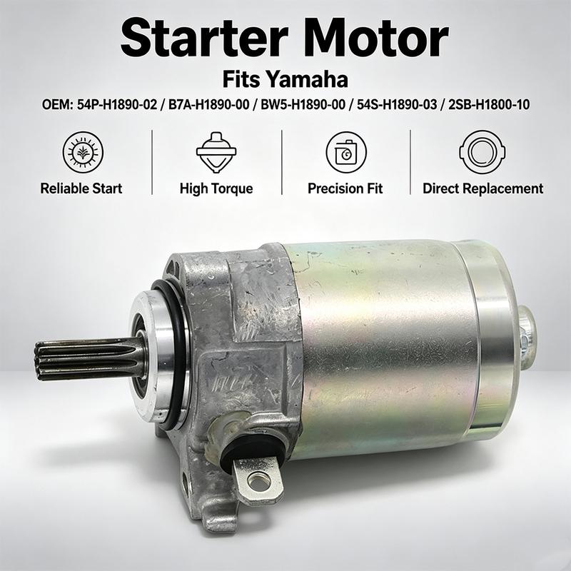 54P-H1890-02 Starter Motor For Yamaha GPD125 GPD150 NMAX LTS125 Axis Z LTS125 MW125 MWS125 Tricity MWS150 YS125