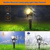 Solar Powered Solar Landscape Lights 4 In 1 Garden Lawn Lamp Decoration Solar Spotlights  Outdoor