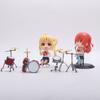 Adorable 9 Styles Q Version Punk Rock Figure Doll Drummer Toy Model Pvc Collectible