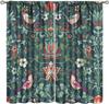 Загородные шторы Блэкаут William Morris Ботанический Цветочный Птичий Ретро Узор Оконные Занавески для Гостиной Спальни