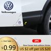 Для VOLKSWAGEN VW Автомобильные прозрачные наклейки-защитки на углы дверей, стикеры, стайлинг автомобиля Для Volkswagen VW GTI Golf 4 5 6 Passat Jet