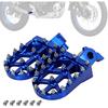 Мотоциклетные Подножки Adventure CNC для Tenere 700 XTZ700 Tenere700 2019-2024, Педаль Подножки Алюминий 6061-T6 | Широкая Платформа | Противоскользящие | Анодированные