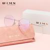 WIMN модные женские круглые очки для чтения с защитой от синего света, мужские очки с прозрачными линзами из сплава