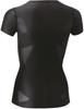 STB YONEX Underwear Short Sleeve Shirt STBA1512 Black XO Women's U-Neck 007