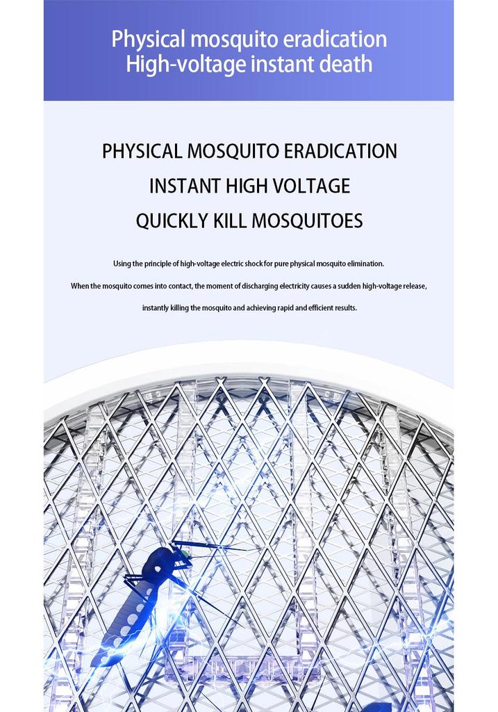Rechargeable 2-in-1 Electric Mosquito & Fly Swatter - High-Powered Multi-Functional Insect Killer for Home Use