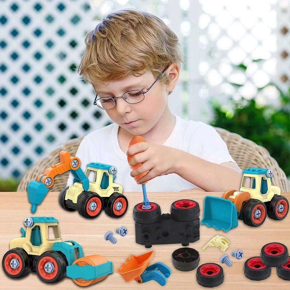 Children Gits DIY Disassembly Engineering Car Removable Engineering Vehicle Boy Kids Gift