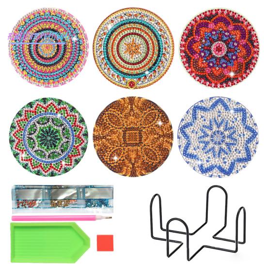 Подставка для алмазной живописи с цветочным узором, навыки рук, улучшение декоративного стола с держателем для хранения, подставки для рукоделия, рукоделие