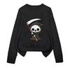 YZH-4 Halloween Printed Long Sleeve Autumn Pullover Sweater