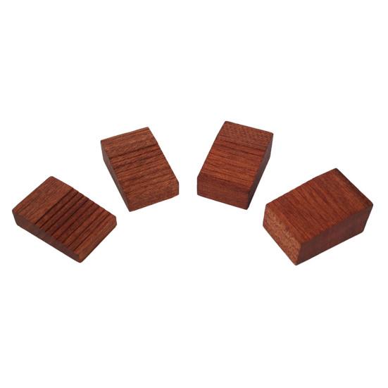 4Pcs Floating Tremolo Set Up Blocks Wood Electric Guitar Tremolo Sliders Floating Tremolo Trem Wedges for Electric Guitar
