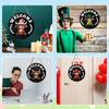 MZ982 3D Interchangeable Wooden Listing - Holiday Decoration DIY Cow Pendant with Changeable Outfits and Accessories