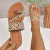 Fashion 2025 Summer Women Slippers European-American Style Large Size Shoes Flat Sandals Set Toe Comfortable Flip-flops Slides Women