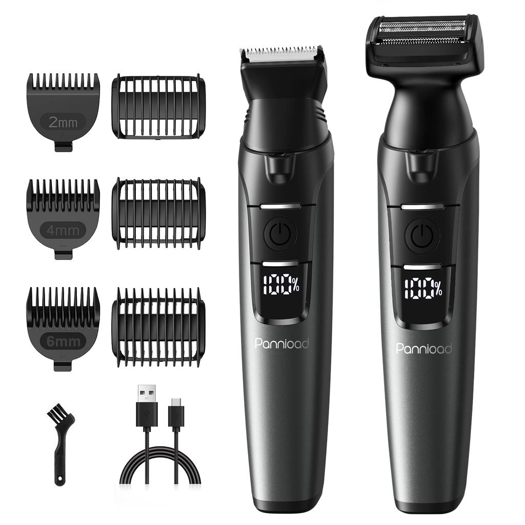 Body Shaver for 2024 Supervised by Hair Removal VIO Electric Shaver with Multiple Limit Adjustable LED Remaining Power with Automatic IPX7 Suitable