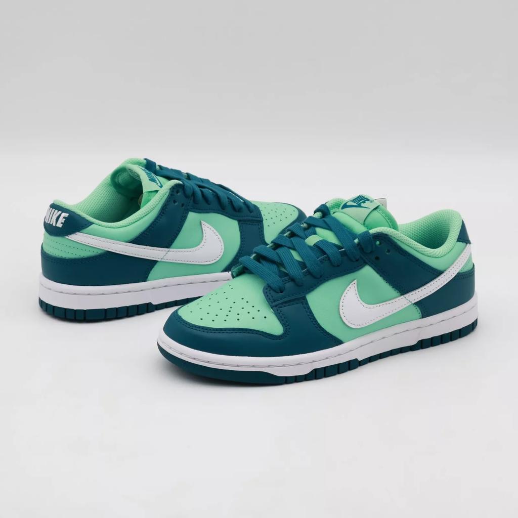 DD1503-301 Nike Dunk Low Geode Teal White Emerald Rise (Женский)