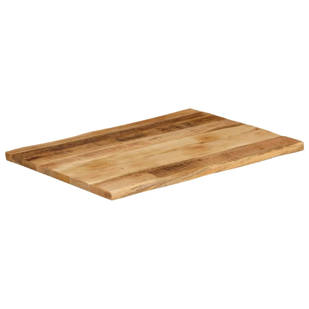 Vidaxl Blat Stołu Z Naturalną Krawędzią, 90X60X3,8 Cm, Drewno Mango