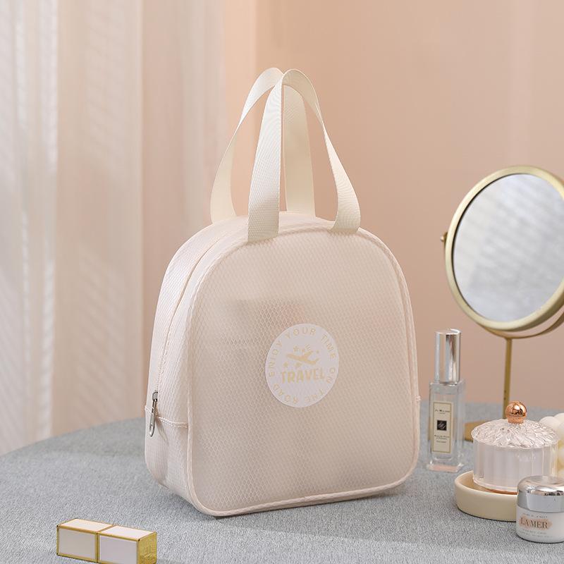 Waterproof Cosmetic Bag Travel Portable Storage Bag Wet and Dry Wash Bag Frosted Model Cosmetic Bag Storage Bag