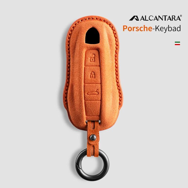 AABKR1 Car Key Bag Case Cover For Porsche Panamera Spyder Carrera Macan Cayman Cayenne 911 970 981 991 Car Key Cover Accessories