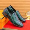 Large Size One-pedal Loafers Men's Business Casual Leather Shoes British Style Leather Shoes Men's Versatile Doudou Shoes Men