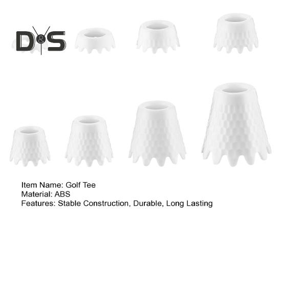 8 шт. небьющиеся футболки для гольфа, устойчивая структура, износостойкий уникальный волнистый дизайн, наружный и закрытый гольф-симулятор, футболки для тренировок