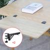 2 шт. Подстольный держатель для клавиатуры Складные кронштейны Без выдвижной C-образный зажим Регулируемый Прочная сталь