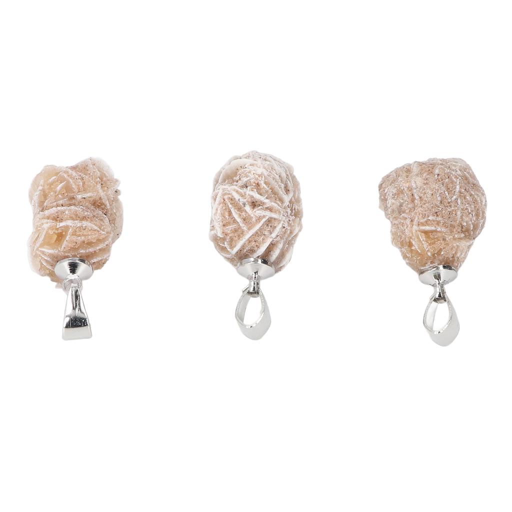 3 шт. многоцелевой кулон из камня Desert Rose с подвеской Desert Rose для изготовления ювелирных изделий