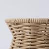 Handwoven Dried Flower Holder Rattan Effect Chic Flower Pot for Pampas Grass & Artificial Flowers