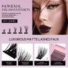 Lash Clusters Kit With Waterproof Strong Hold DIY Lash Extension Kit Lash Bond And Seal And Eyelash Tweezers Makeup