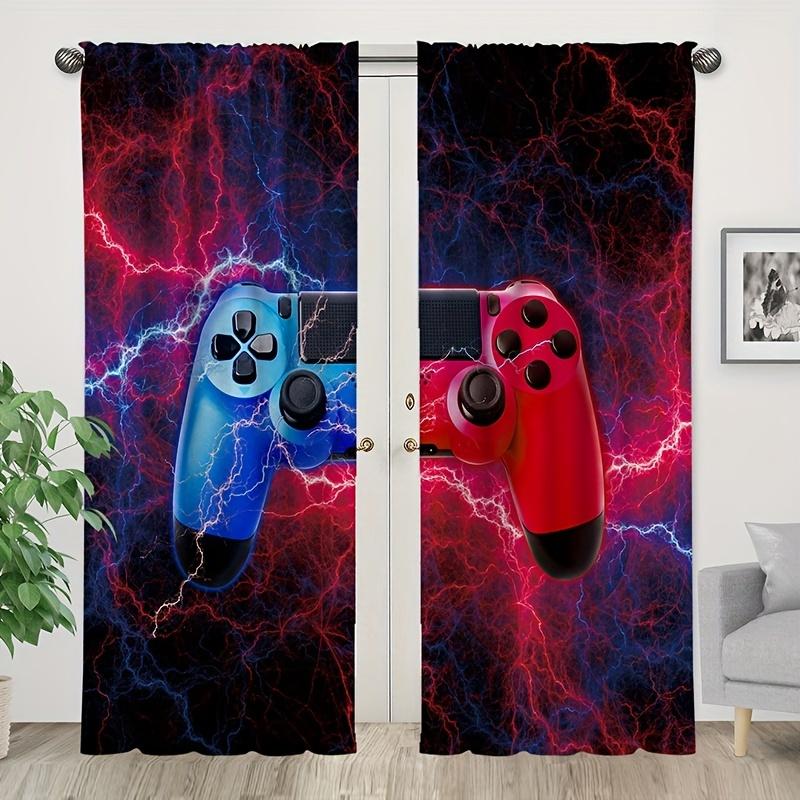 Мультяшная Игра Геймер Геймпад Контроллер Игрок Оконные Шторы Для Детской Спальни Гостиной Ванной Комнаты Кухни Двери Холла Домашний Декор