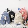 5 шт. Наборы Холщовый школьный рюкзак для девочек и женщин Backpackd Женский рюкзак Студенческий детский рюкзак Открытый рюкзак