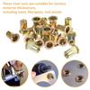 500PCS Rivet Nut Kit Metric Threaded Rivnut Assortment M3 M4 M5 M6 M8 M10