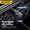 Essager Bluetooth 5.4 Car Adapter Wireless FM Transmitter with Auto On Off Hands-Free Call Hi-Fi Music Audio Receiver for Cars